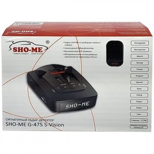 Радар-детектор Sho-Me G-475 Signature GPS 8