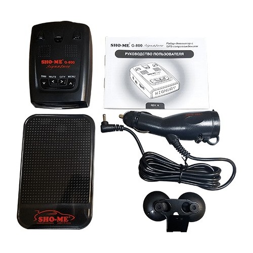 Радар-детектор SHO-ME G-800 Signature 3