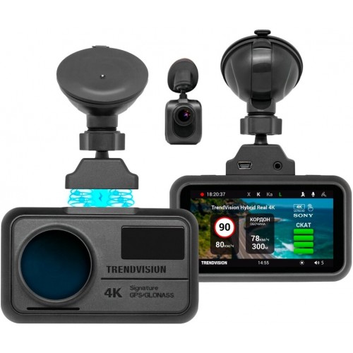 Видеорегистратор TRENDVISION Hybrid Signature Real 4K 2CH 