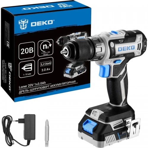 Дрель-шуруповерт Deko Loner 20V (085-1006) 7
