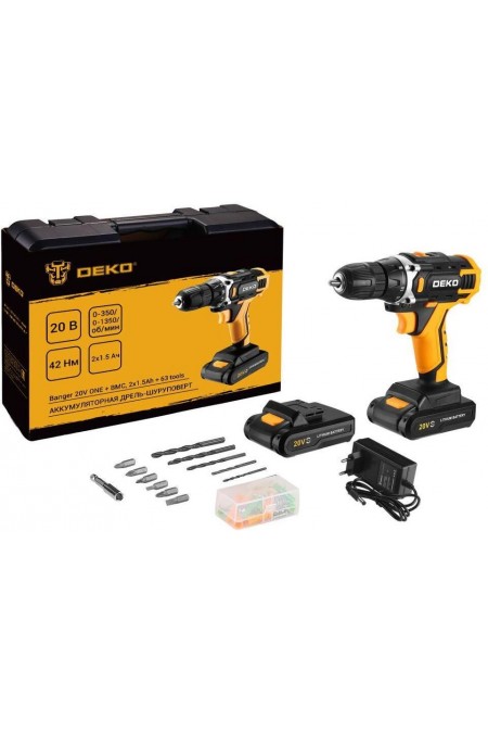 Дрель-шуруповерт Deko Banger 20V ONE (083-1043) 