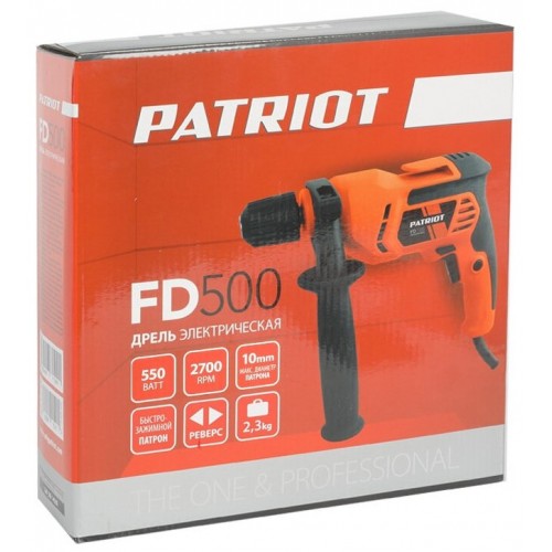 Дрель безударная Patriot FD 500 (120301420) 6