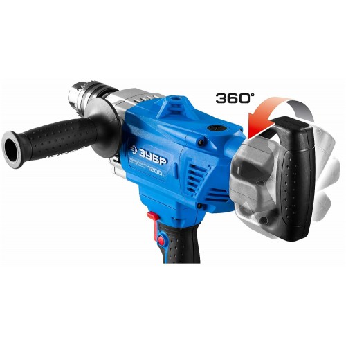 Дрель-миксер Зубр ПРОФЕССИОНАЛ ЗДМ-1200 РММ2 3