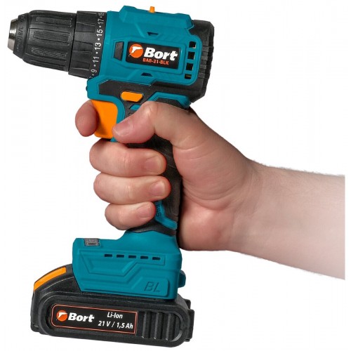Дрель-шуруповерт BORT BAB-21-BLK 1