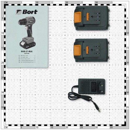 Дрель-шуруповерт BORT BAB-21-BLK 5