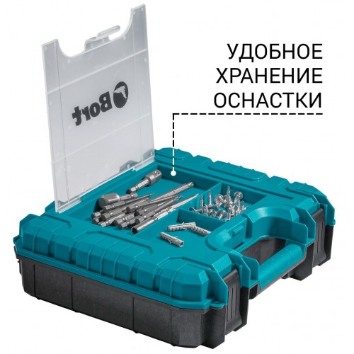 Дрель-шуруповерт BORT BAB-21-BLK 8