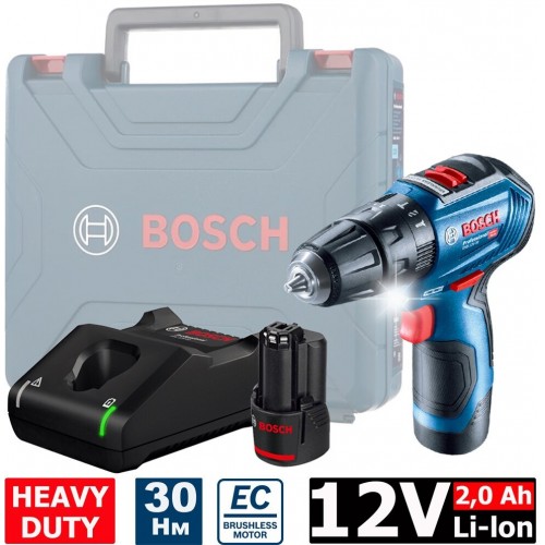 Дрель-шуруповерт Bosch GSB 12V-30 (06019G9100) 1