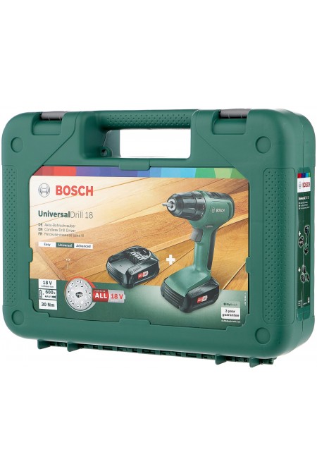 Дрель-шуруповерт Bosch UniversalDrill 18 (06039C8005) 2