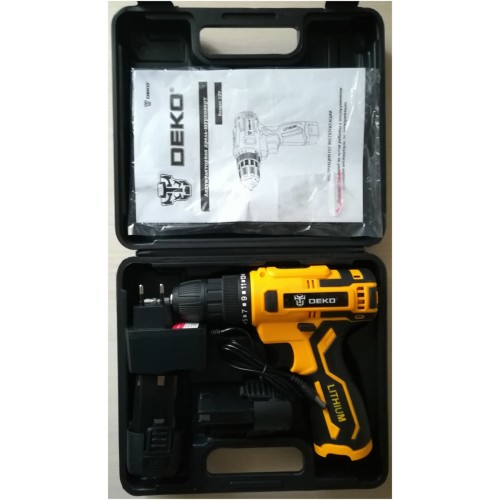 Дрель-шуруповерт Deko Banger 12V Set 3 (063-4130) 4