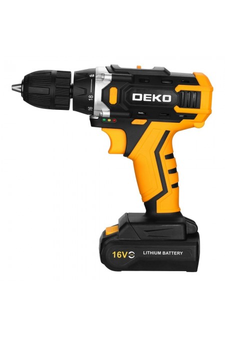 Дрель-шуруповерт DEKO Banger 16V (080-1003) 3