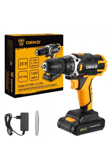 Дрель-шуруповерт DEKO Banger 20V ONE (083-1042) 