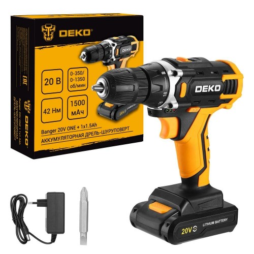 Дрель-шуруповерт DEKO Banger 20V ONE (083-1042) 