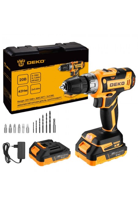 Дрель-шуруповерт Deko Banger 20V One+ (083-1109) 