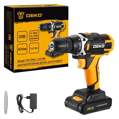 Дрель-шуруповерт Deko Banger 20V One+ (083-1116) 
