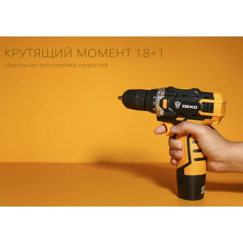 Дрель-шуруповерт Deko DKCD12FU-Li (063-4100) 6