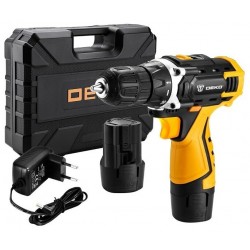 Дрель-шуруповерт Deko DKCD12FU-Li 2.0Ahx2 + набор 63 предмета (063-4094)