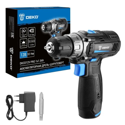 Дрель-шуруповерт Deko DKCD12V PRO (083-1003) 