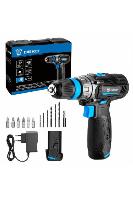 Дрель-шуруповерт DEKO DKCD12V PRO (083-1004) 
