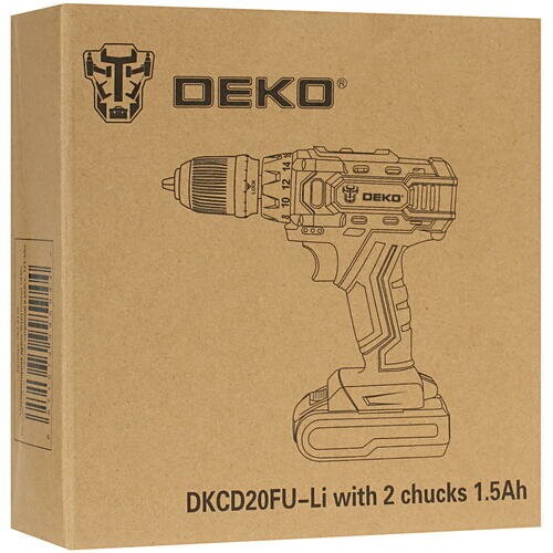 Дрель-шуруповерт Deko DKCD20FU-Li (063-4176) 5