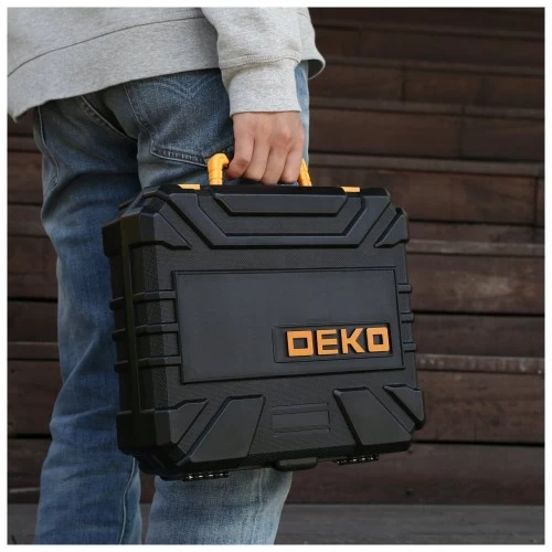Дрель-шуруповерт Deko DKCD20FU-Li + 104 предмета 2х1.5Ah (063-4178) 3