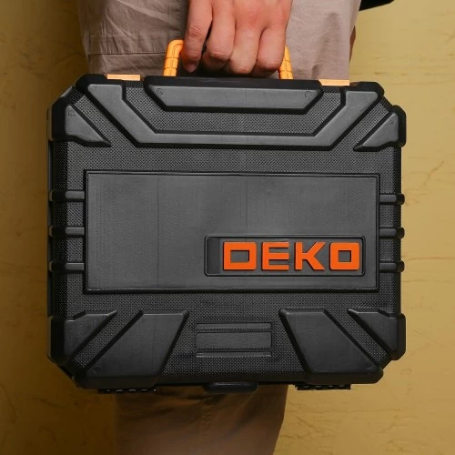 Дрель-шуруповерт Deko DKCD20FU-Li + 104 предмета 2х1.5Ah (063-4178) 4