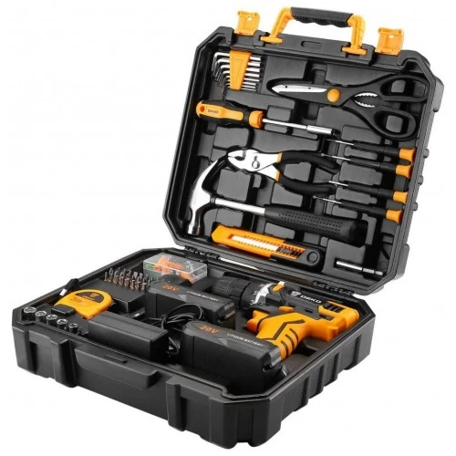 Дрель-шуруповерт Deko DKCD20FU-Li + 104 предмета 2х1.5Ah (063-4178) 8