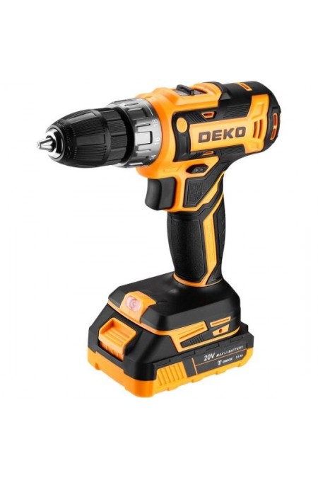 Дрель-шуруповерт Deko DKCD20FU-Li + набор 63 предмета (063-4093) 1