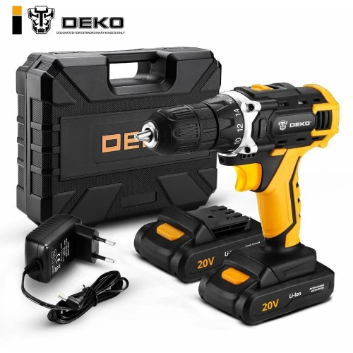 Дрель-шуруповерт Deko DKCD20FU-Li + набор 63 предмета (063-4093) 2