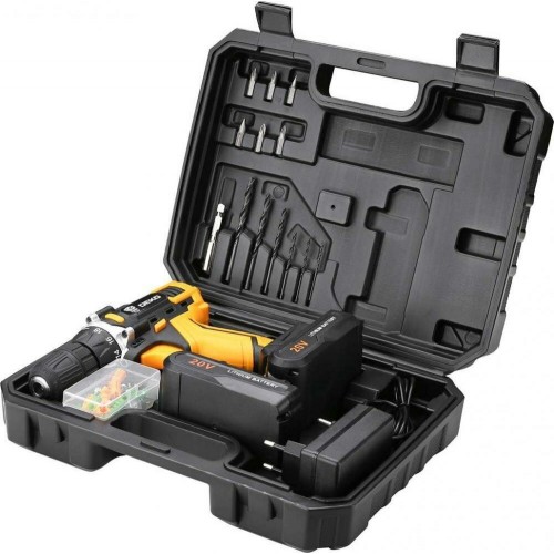 Дрель-шуруповерт Deko DKCD20FU-Li + набор 63 предмета (063-4093) 4