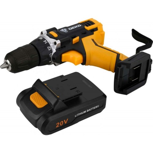 Дрель-шуруповерт Deko DKCD20FU-Li + набор 63 предмета (063-4093) 6