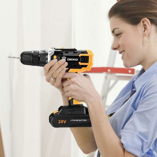 Дрель-шуруповерт Deko DKCD20FU-Li + набор 63 предмета (063-4093) 9