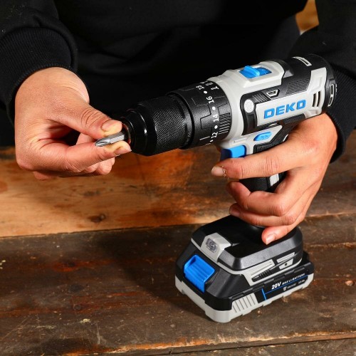 Дрель-шуруповерт DEKO DKCID20FU-Li (083-1119) 4