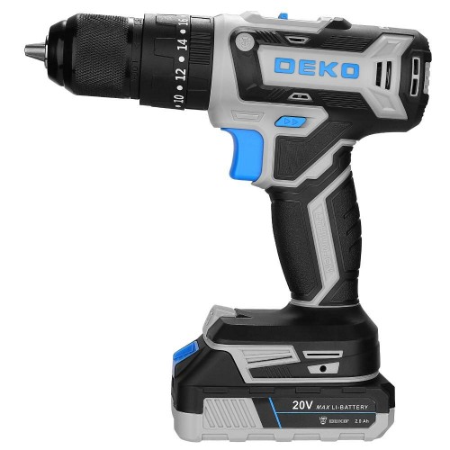 Дрель-шуруповерт DEKO DKCID20FU-Li (083-1119) 5