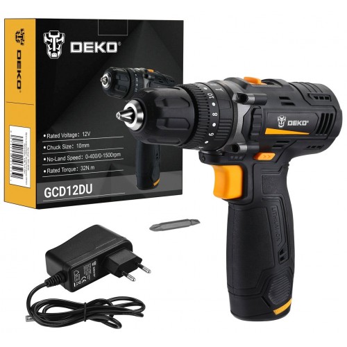 Дрель-шуруповерт DEKO GCD12DU (063-4039) 