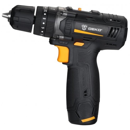 Дрель-шуруповерт DEKO GCD12DU SET4 в кейсе оснастка 13 шт (063-4038) 6