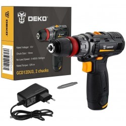 Дрель-шуруповерт Deko GCD12DU3 (063-4114)