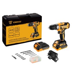 Дрель-шуруповерт Deko GCD20DU PRO (083-1039)