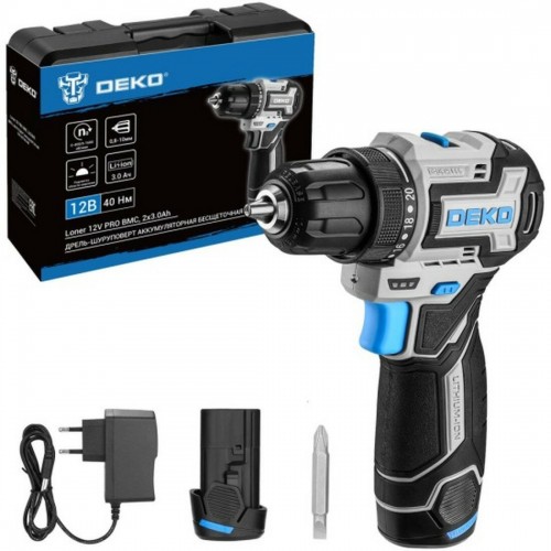 Дрель-шуруповерт Deko Loner 12V PRO (085-1011) 