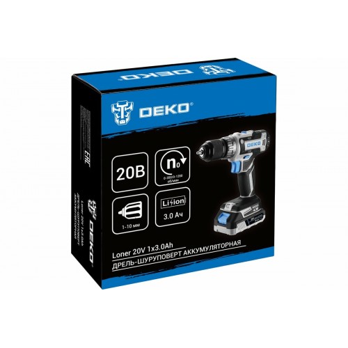 Дрель-шуруповерт Deko Loner 20V (085-1006) 4