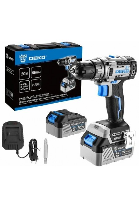 Дрель-шуруповерт Deko Loner 20V One (085-1003) 