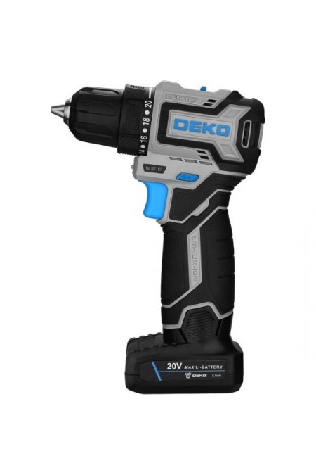 Дрель-шуруповерт Deko Loner 20V PRO (085-1010) 2