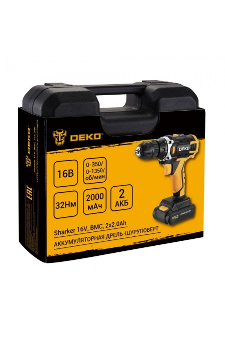 Дрель-шуруповерт DEKO Sharker 16V (083-1108) 3