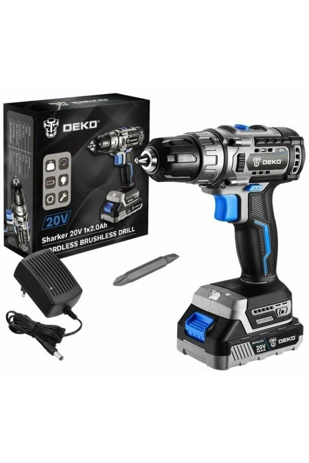 Дрель-шуруповерт Deko Sharker 20V (063-4037) 