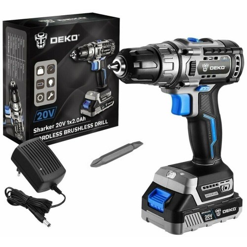 Дрель-шуруповерт Deko Sharker 20V (063-4037) 