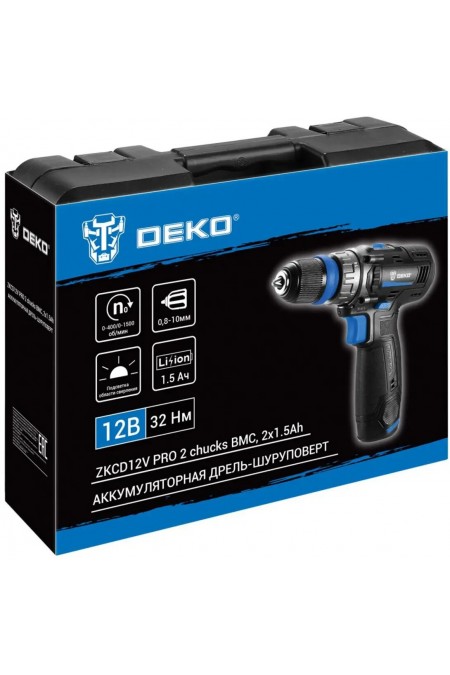 Дрель-шуруповерт Deko ZKCD12V Pro (084-1013) 4
