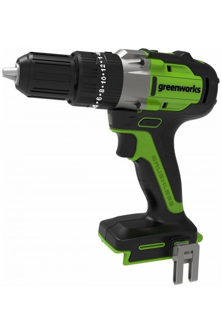 Дрель-шуруповерт GreenWorks GD24DD60 (3704107) без АКБ и ЗУ 