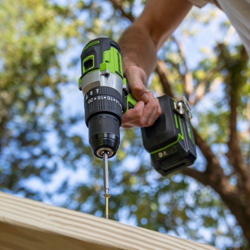 Дрель-шуруповерт GreenWorks GD24DD60 (3704107) без АКБ и ЗУ 6