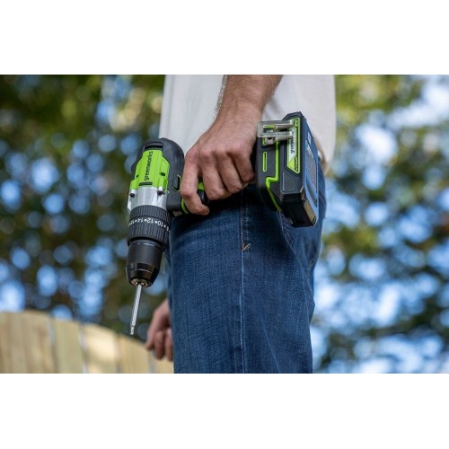 Дрель-шуруповерт Greenworks GD24DD60K2 (3704107UA) 7