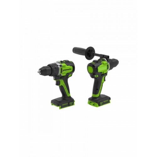 Дрель-шуруповерт GreenWorks GD24DD90 (3707507) без АКБ и ЗУ 8