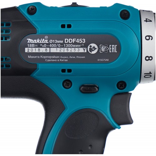 Дрель-шуруповерт Makita DDF453SYE 5
